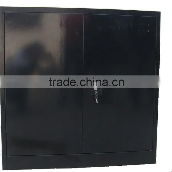 Half-height With Blue Color 3shelf Small Steel Cabinet photo-2