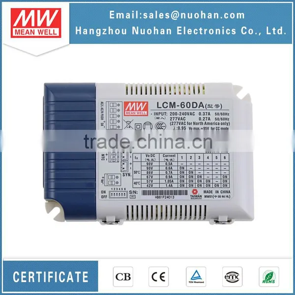 Mean Well LCM-60DA 60W Multiple-Stage Output Current Led Driver 900ma Led Dali Driver photo-2
