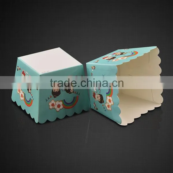 XFB20 BAKEST Small Square Lovely Pattern Muffin Cake Paper Cup New Baking Cake Cup photo-5