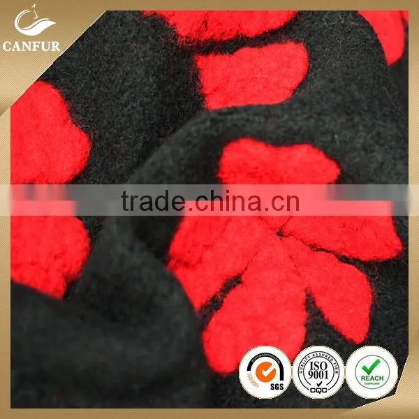 Jacquard Knitted Wool Fabric