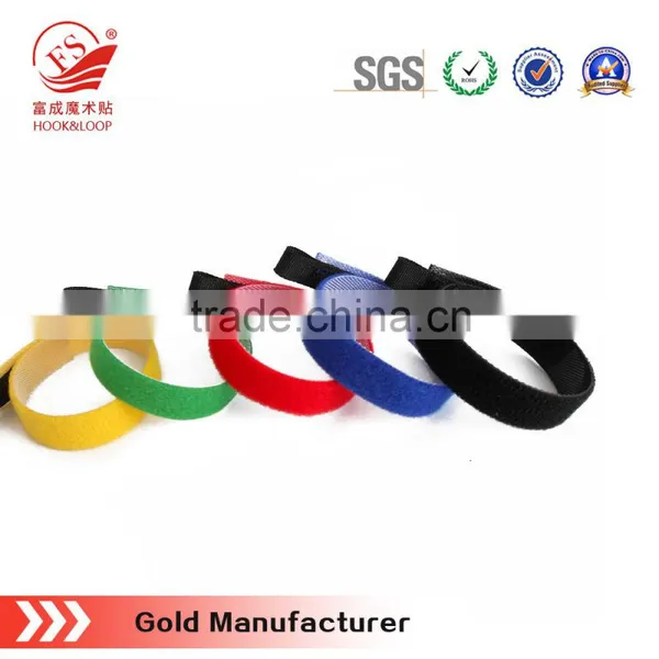 Custom Logo All Kinds of Color Hook Loop Cable Tie photo-4