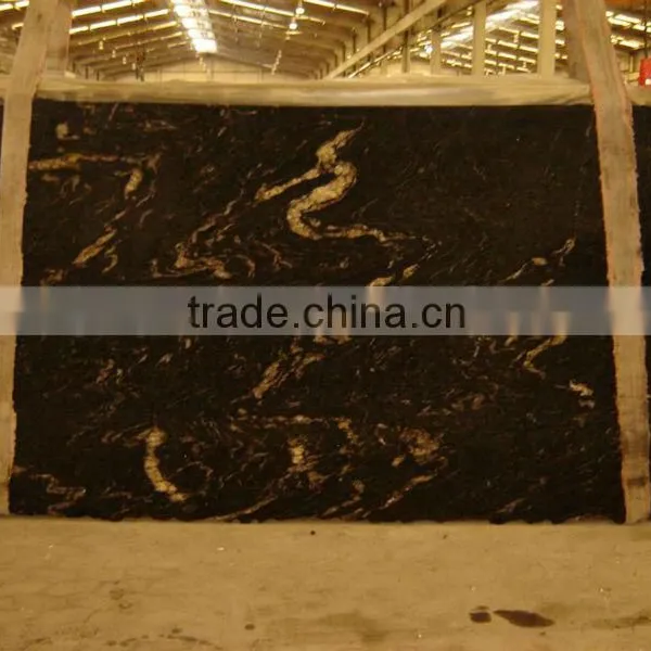 Cosmic Black / Titanium Black Granite Slab photo-4