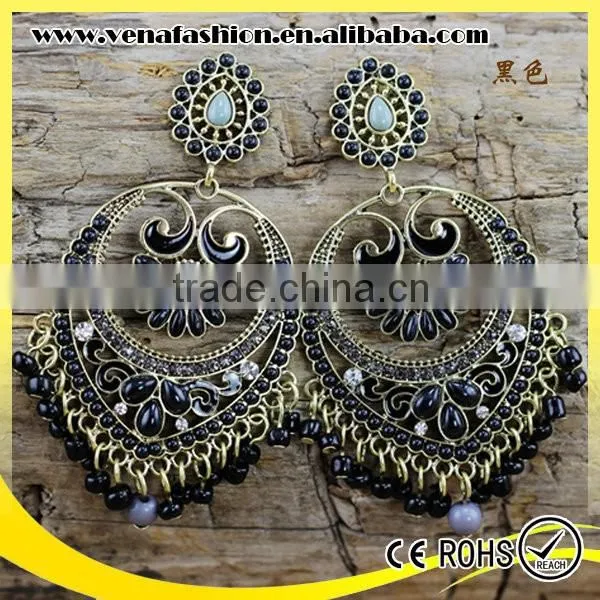 Small Moq Boho Hanging Top Design Earring, Latest Earring Design photo-3
