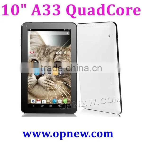 10 Inch Quad Core Tablet PC A33 Allwinner CPU Android 5.1 Lollipop Bluetooth 1024*600 Wifi Bluetooth photo-2