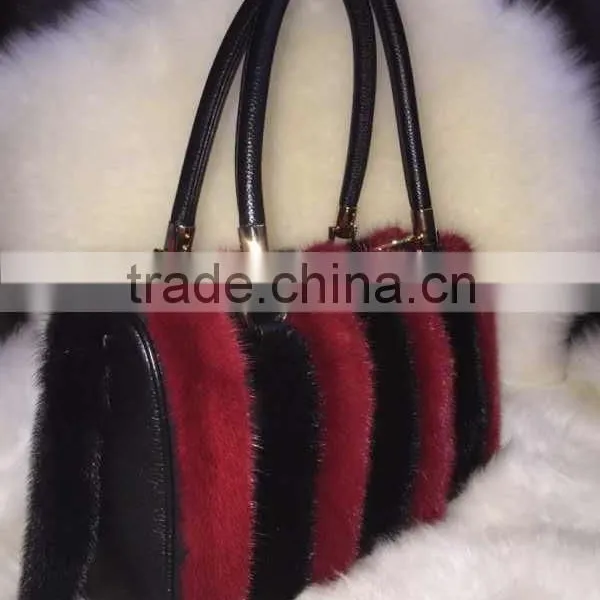 Wholesale Price Lady Mink Fur Hand Bag, Fashion Lady Bag, Ladies Shoulder Bags photo-2