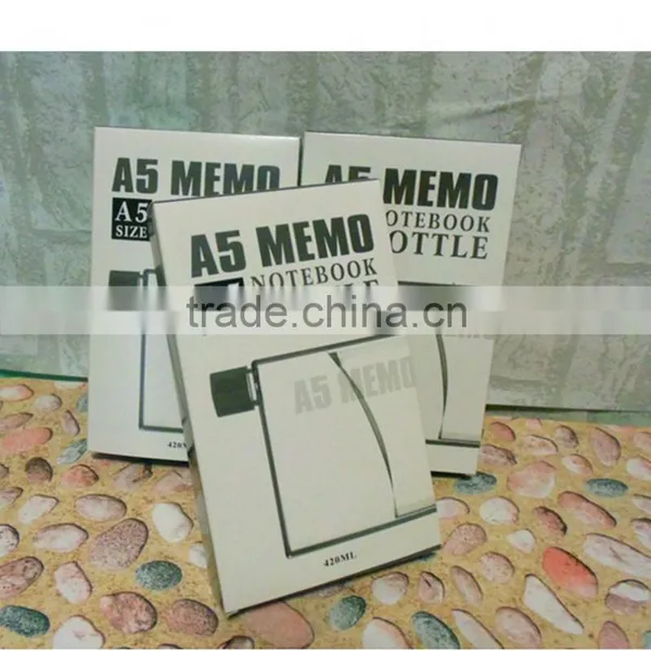 Memo Bottle A5 Creative Flat Transparent Pp Material 420ml Paper Bottles My Bottles Christmas's Day Gifts Memobottle my Bottle photo-2