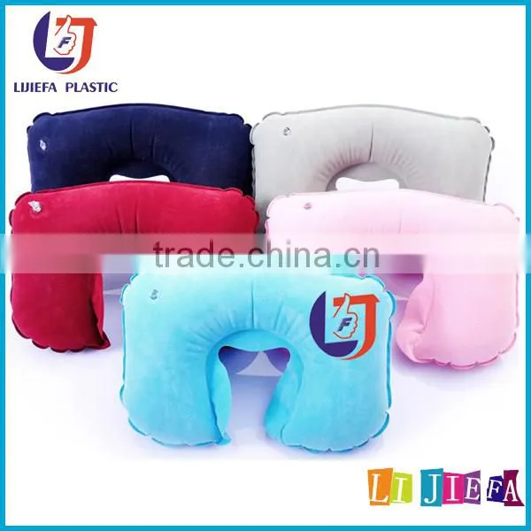 Hot Promotion Inflatable Folding Travel Back Bath Pillow With Hole photo-4