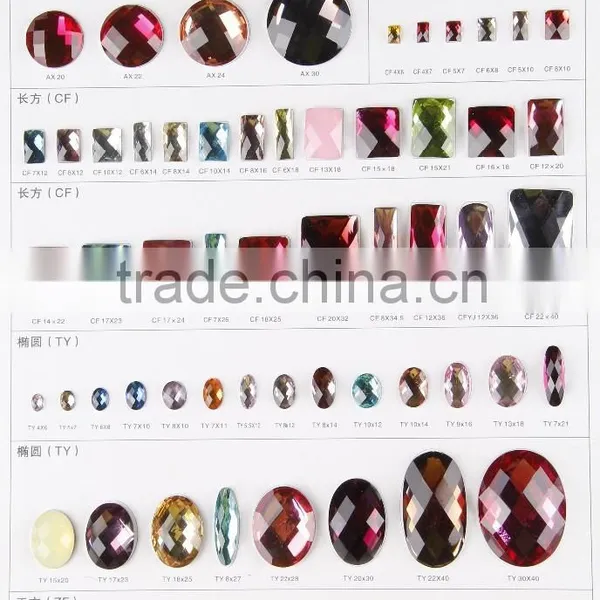 FREE SHIPPING 2015 NEWEST!! LUCKY Highest Quality Flat Back Sew-on Acrylic Starss Diamante With Hole photo-2