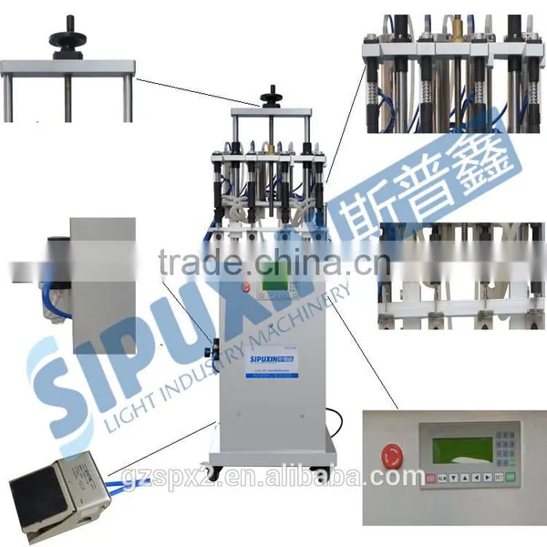Sipuxin_Semi Auto 4 Heads Pneumatic Perfume Filling Machine With High Precision photo-2