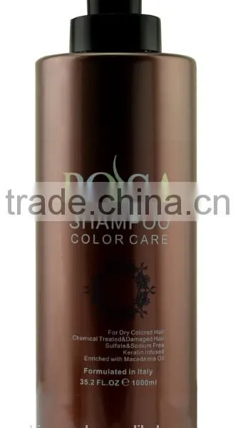 Amazing Private Label 2014 Newest Natural Chemical/damage Hair no Irritation Color Care Shampoo