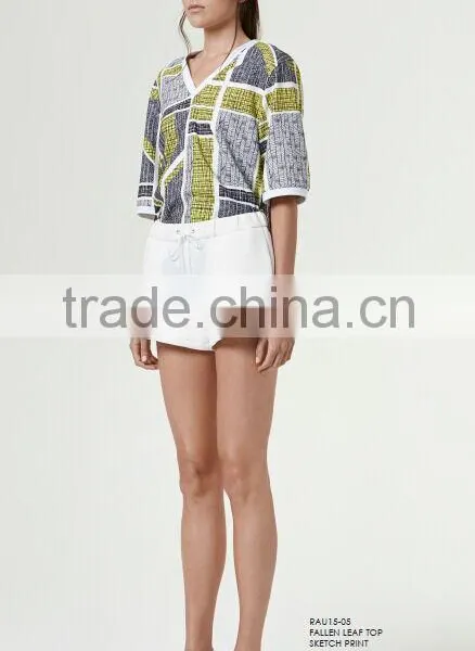 Shorts Top Fashion Pant Suit for Women Sexy Short Hot Pant for Girl