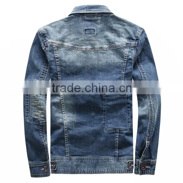 Hot Sale New Style Popular Jean Jacket Pattern Factory photo-3