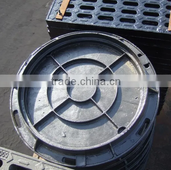 Nodular Cast Iron Foundry Manhole Covers Compressive Strength Corrosion Resistant OEM Security Manhole Covers Sizes photo-4