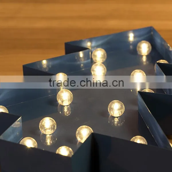 LED Christmas Iron Lamp