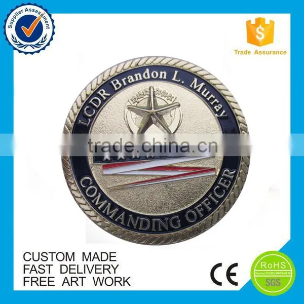 Custom Soft Enamel Souvenir Gold Plate Coin photo-6