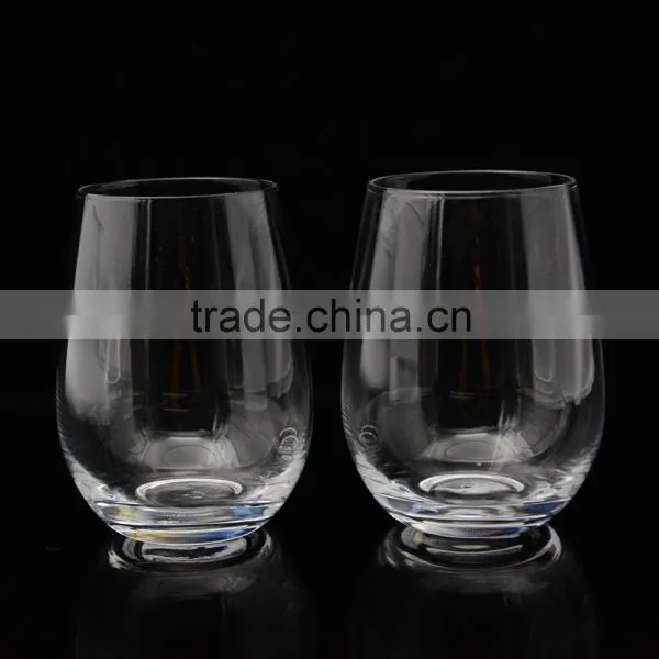 Mouth Blown Stemless Wine Glass