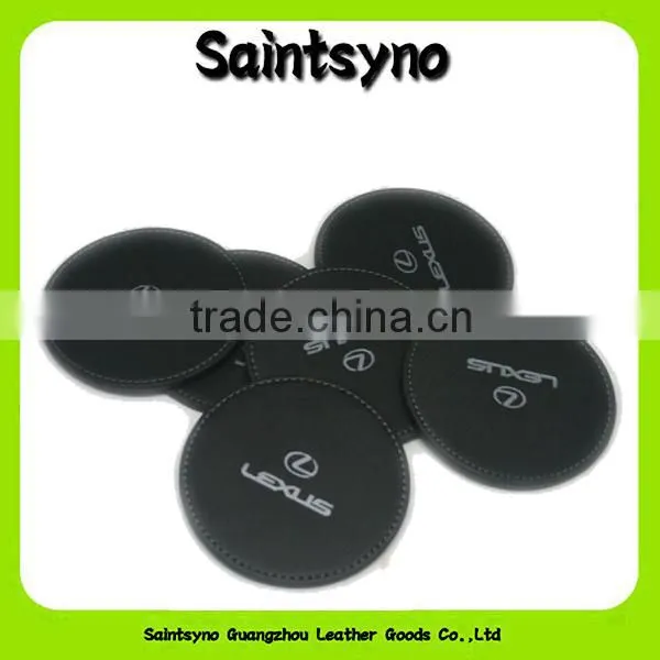 13002 Elegant and Grace Cup Leather Coaster photo-2