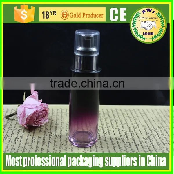 Cosmetic Packaging Lotion Bottle With Lotion Pump Dispenser Silver photo-4