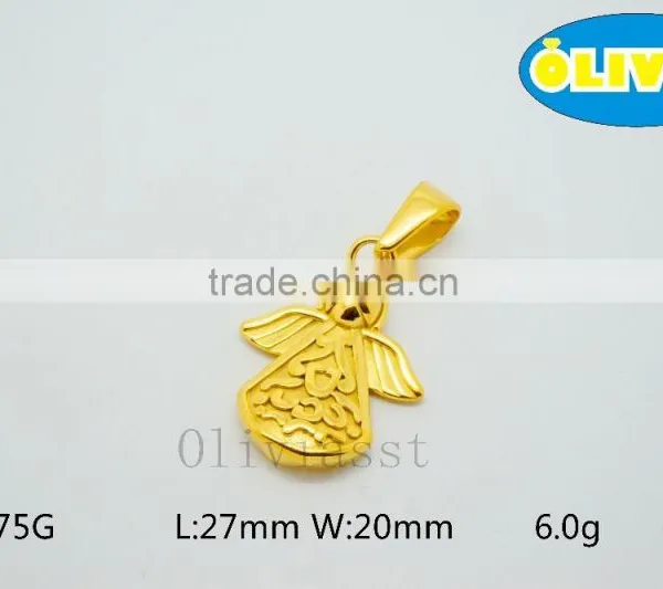 Olivia 2016 New Fashion Modern 316 Stainless Steel Cast Metal Love Lovely Angel Cupid Pendant photo-2