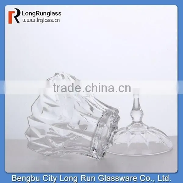 LongRun China Hot New Product for 2015 High White Glass Cup Candy Box,wedding Candy Box,clear Glass Candy Box photo-3