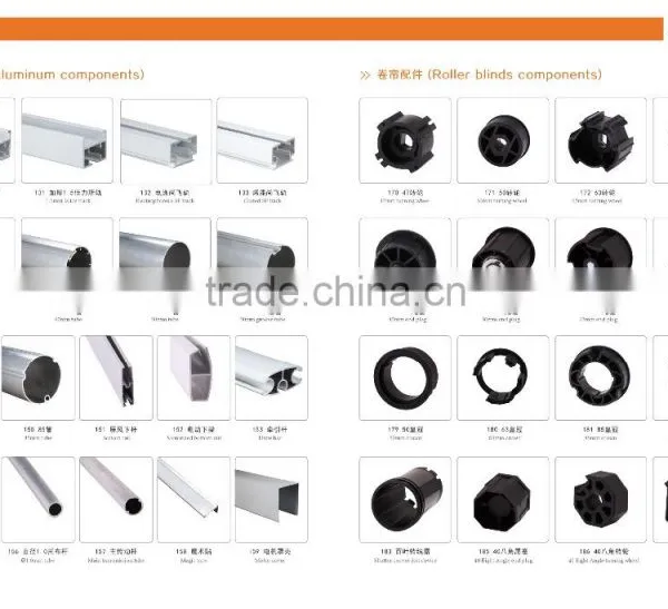 Manual Motorized Roller Blinds Bottom Rail Parts Accessories photo-3