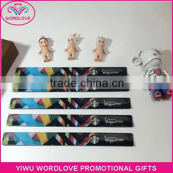 Custom Reflective Slap Band/reflective PVC Wristband/wide Pvc Slap Bracelet photo-5