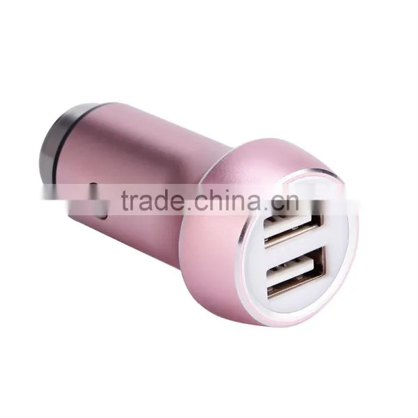 5V 2.4A Safty Mini Copper/Aluminum Usb Car Charger With Hammer photo-6