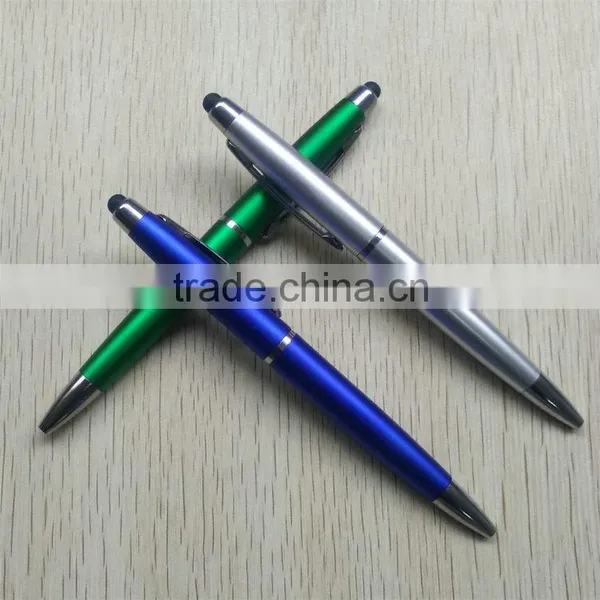Dubai Wholesale Market Chromed Top and Neb, Metal Clip Plastic 4 Colors Stylus Pen photo-5