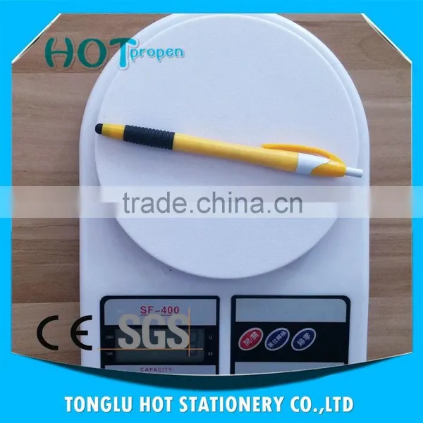 Promotion Click Action Screen Touch Ball Pen With Soft Grip, Colored Barrel Pen photo-3