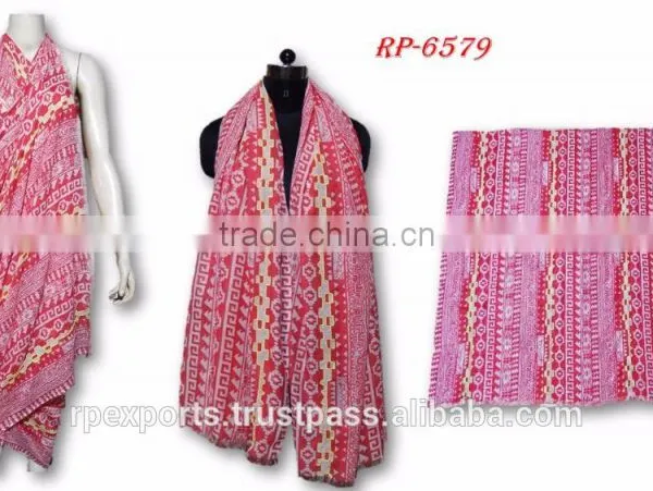 100% Polyester Spun Beach Pareo & Scarves photo-3