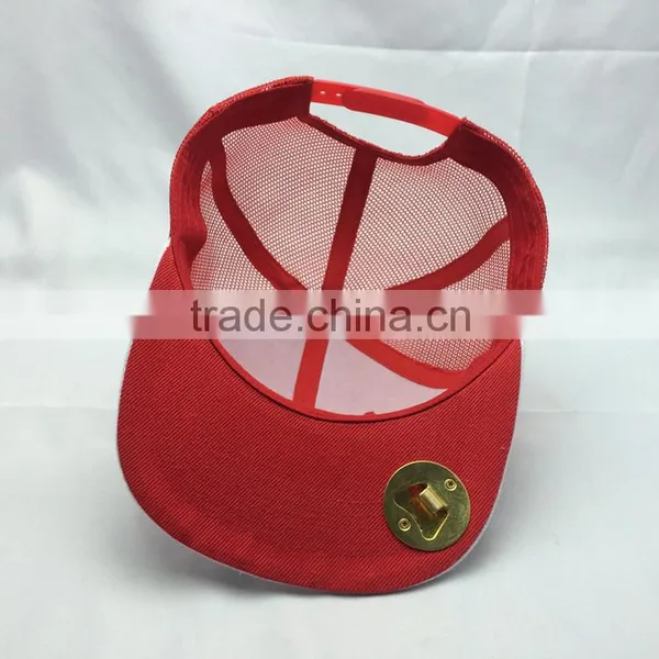 Custom Design Your Own Logo 100%acrylic Bottle Opener Snapback Caps photo-4