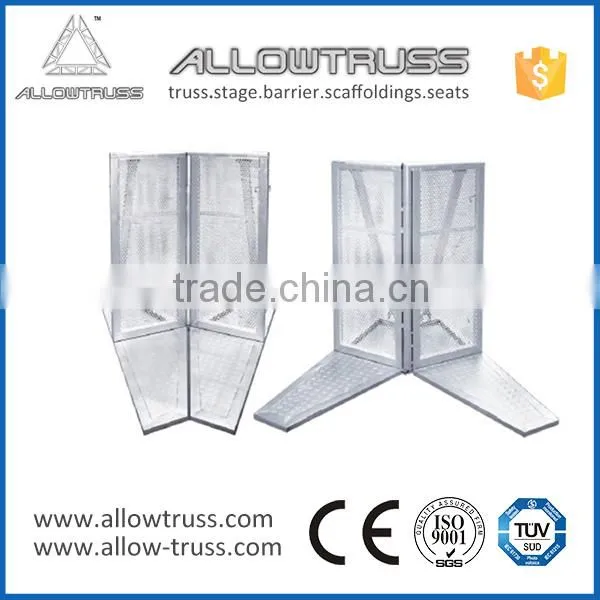 High Quality Aluminum Foldable Streight Parking Crowd Control Barrier photo-3