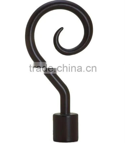 Crook Finial Curtain Accessory