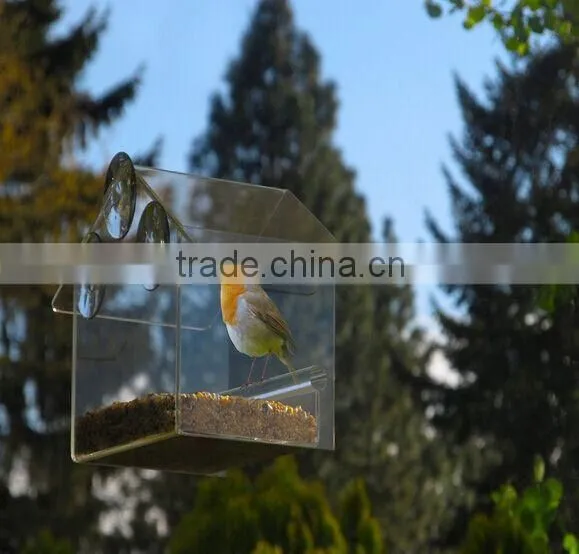 Custom Acrylic Window Bird Feeders for Window photo-2