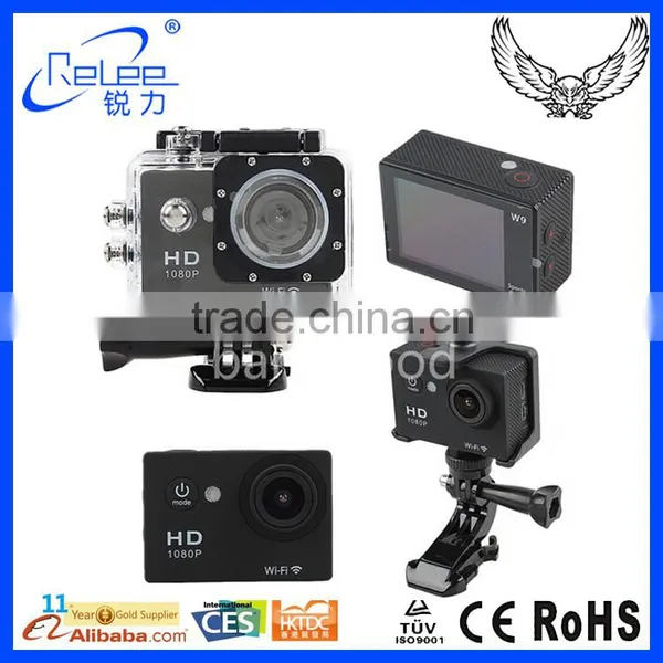 New Arrival 2.0 Inch 12MP 140 Degree Angle 30m Underwater Wifi Action Camera photo-5