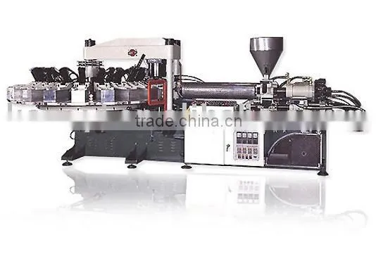 Rotary Type Automatic Air Blowing Plastic Shoes Injection Moulding Machine