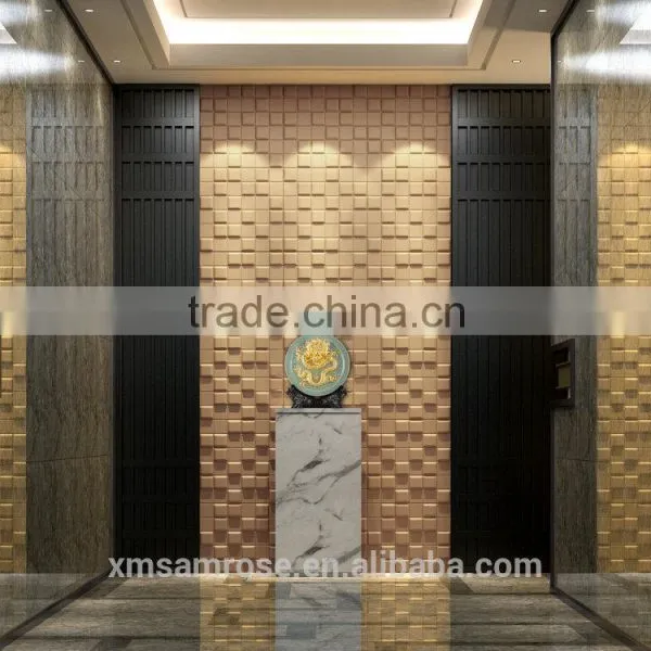 Creative 3d Surface Projects Soft Leather Wall Panel (Channel) photo-3