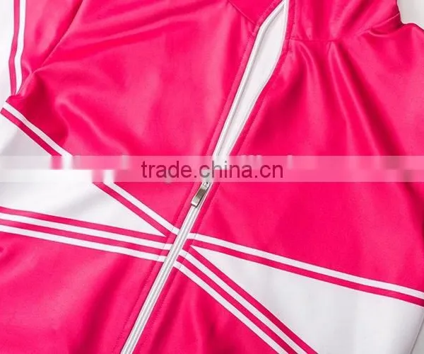 Fashion Sublimation Slim Fit Full-Zip Womens Training Top photo-5