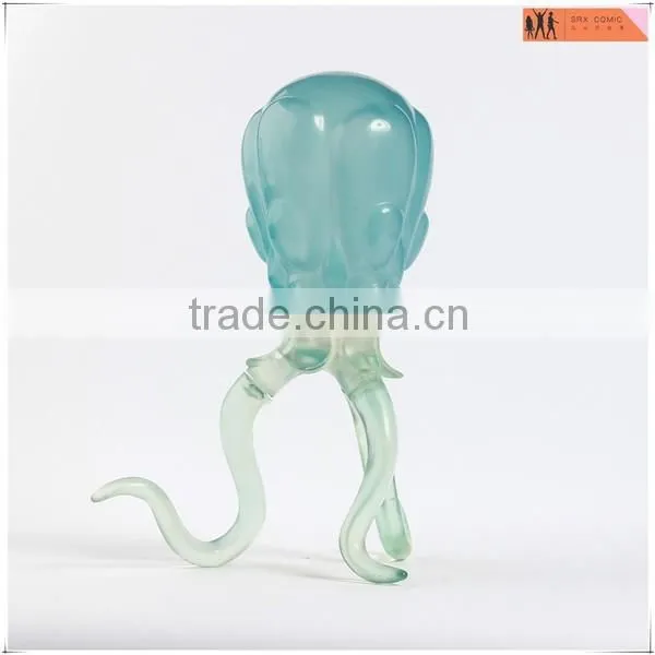 Customzied Resin Transparent Octopus Figures,OEM Transparent Resin Figures,customized Resin Figures Factory