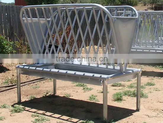 Livestock High Quality Hot Dip Galvanized Animal Hay Feeder for Livestock photo-4