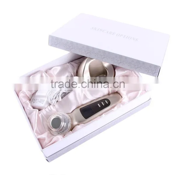 Home Use Ultrasonic Skin Rejuvenation Ionic Photon 3MHz Rechargeable Ultrasonic Facial Massager photo-2