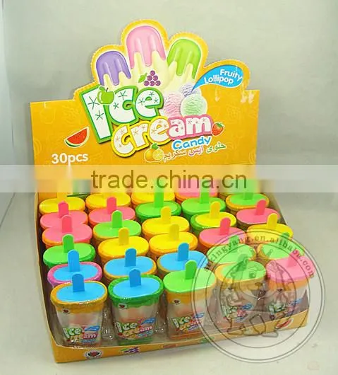 Ice Cream Lollipop With Sour Powder Candy photo-2