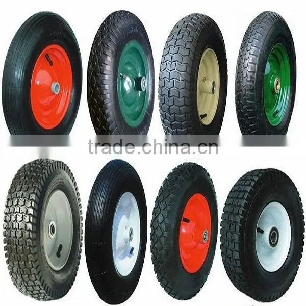 China 3.50-8 Pneumatic Rubber Wheels photo-2