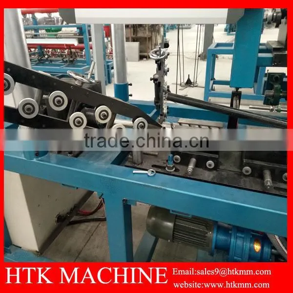 HTK Factory Full Automatic Galvanized Chain Link Fence Making Machine photo-4