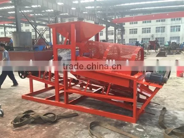 Rotary Drum Screen ,screen Conveyor With Hopper