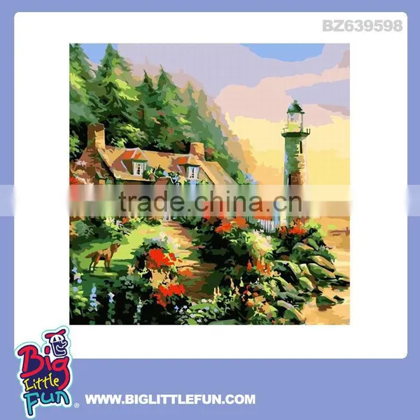 DIY Oil Painting by Numbers Painting Toy