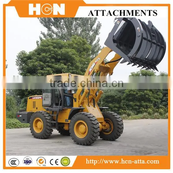 HCN Brand BM08 Series Hydraulic Root Grapple for Loaders photo-6