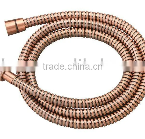 Red Bronzeshower Hose/flexible Hose ACS Approved / According to TUV