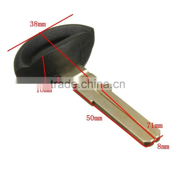 Audew New 4 BUTTON CAR REMOTE EMERGENCY RUBBER TOP KEY BLADE For SAAB 93 95 9-3 9-5 FOB photo-3