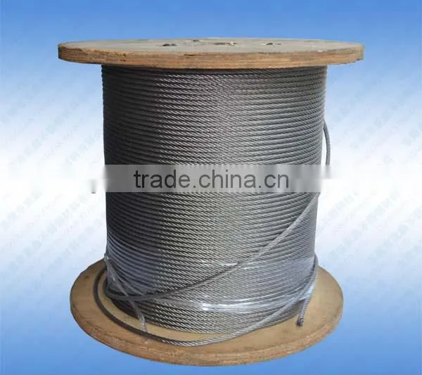 China Ungalvanized Steel Wire Rope for Ordinary Use